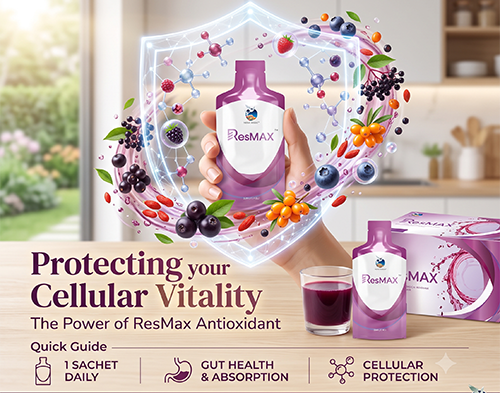 Protecting your cellular vitality with ResMax